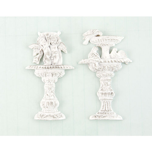 Prima - Shabby Chic Treasures Collection - Ingvild Bolme - Resin Embellishments - Garden Fountain