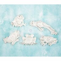 Prima - Shabby Chic Treasures - Ingvild Bolme - Resin Embellishments - Frogs