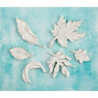 Prima - Shabby Chic Treasures - Ingvild Bolme - Resin Embellishments - Leaves