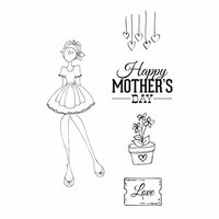 Prima - Julie Nutting - Cling Mounted Stamps - Mama's Day
