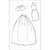 Prima - Julie Nutting - Cling Mounted Stamps - Dress and Skirts