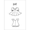 Prima - Julie Nutting - Cling Mounted Stamps - Girl Set