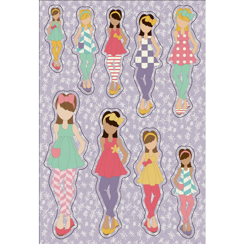 Prima - Julie Nutting - Cardstock Stickers - June