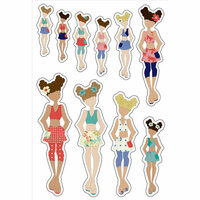 Prima - Julie Nutting - Cardstock Stickers - July