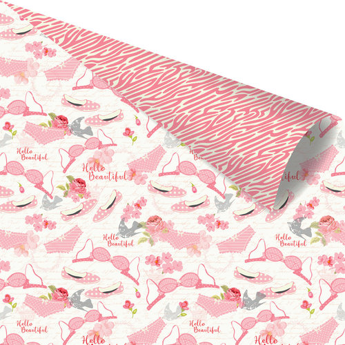 Prima - Julie Nutting - 12 x 12 Double Sided Paper - Being Girly