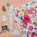 Prima - Julie Nutting - Solecito Collection - Cling Mounted Stamps - Mixed Media Doll -Halie