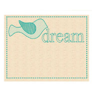 Prima - Donna Downey Collection - Embroidered Canvas Tabs - 2 Pieces - Dream