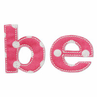 Prima - Donna Downey Collection - Fabric Stitched Words - Be, CLEARANCE