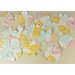 Prima - Donna Downey Collection - Screenprinted Canvas Petals - Pastel