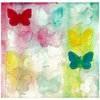 Prima - Donna Downey Collection - 12 x 12 Screenprint Canvas Paper - Butterfly
