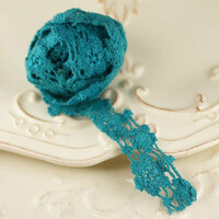 Prima - Cabachon Collection - Donna Downey - Lace - Turquoise - 30 Yards