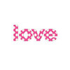 Prima - Donna Downey Collection - Fabric Stitched Words - Love