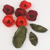 Prima - Poppies and Peonies Collection - Donna Downey - Flower Embellishments - Poppy - Mix 2