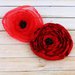 Prima - Poppies and Peonies Collection - Donna Downey - Flower Embellishments - Poppy - Mix 3
