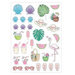 Prima - My Prima Planner Collection - Josefina Planner Stickers - Beach Day with Glitter Accents