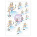 Prima - My Prima Planner Collection - Josefina Planner Stickers - Diamond Girl with Glitter Accents