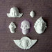 Prima - Archival Cast Collection - Relics and Artifacts - Plaster Embellishments - Archangels