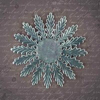 Prima - Relics and Artifacts - Dresden Trim - Silver Rosette