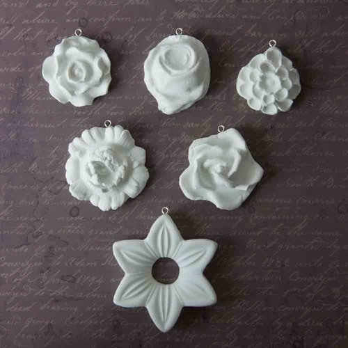 Prima - Archival Cast Collection - Relics and Artifacts - Plaster Embellishments - Flora