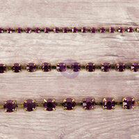 Prima - Relics and Artifacts - Rhinestone Chain Pack - Amethyst