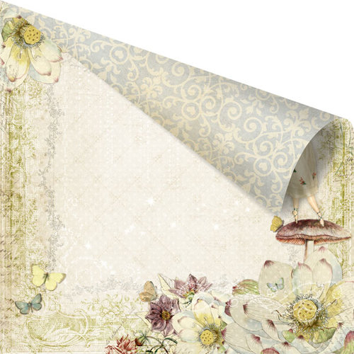 Prima - Fairy Belle Collection - 12 x 12 Double Sided Paper - Summer Dream