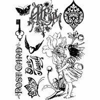 Prima - Nature Garden Collection - Cling Mounted Rubber Stamps