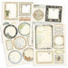 Prima - Nature Garden Collection - Chipboard Stickers with Glitter Accents
