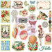 Prima - Divine Collection - 12 x 12 Self Adhesive Chipboard Pieces