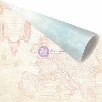 Prima - Delight Collection - 12 x 12 Double Sided Paper - Destinations