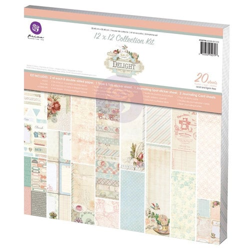 Prima - Delight Collection - 12 x 12 Collection Kit