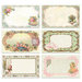 Prima - Delight Collection - 3 x 5 Journaling Note Card Set