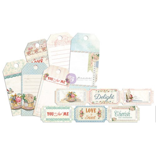 Prima - Delight Collection - Tag Me - Ticket and Tag Set