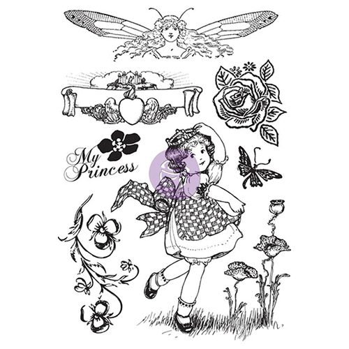 Prima - Princess Collection - Cling Mounted Stamp