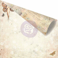 Prima - Butterfly Collection - 12 x 12 Double Sided Paper - Princess Papillon