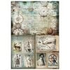 Prima - Finnabair Collection - A3 Decoupage Paper - Steam and Frost