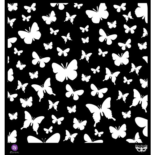 Prima - Finnabair Elementals - 12 x 12 Stencil Mask - Butterflies