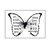 Prima - Wood Mounted Stamps - Butterfly One