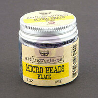 Prima - Finnabair - Art Ingredients - Micro Beads - Black