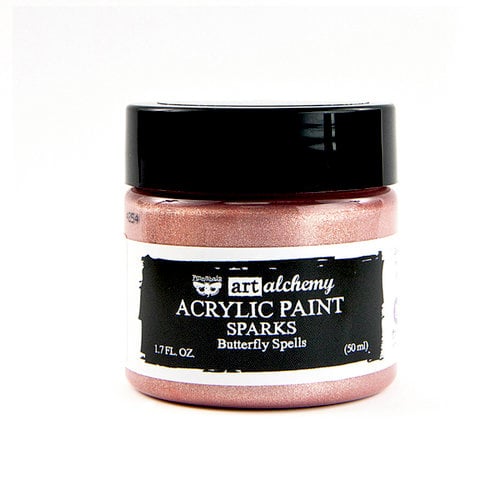 Prima - Finnabair Collection - Art Alchemy - Sparks Acrylic Paint - Butterfly Spells