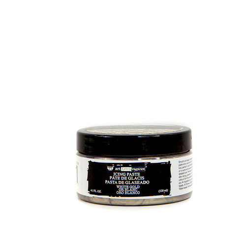 Prima - Finnabair - Art Extravagance - Icing Paste - White Gold