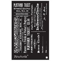 Prima - Finnabair Collection - Stencils - Theater Night