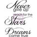 Prima - Wishes and Dreams Collection - Cling Mounted Rubber Stamps - One