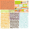 Prima - Pocket Book Pad Collection - 12 x 12 Cardstock Stickers - Type and Tabs