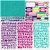 Prima - Wishful Thinking Collection - 12 x 12 Cardstock Stickers - Type and Tabs