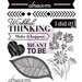 Prima - Wishful Thinking Collection - Cling Mounted Rubber Stamps - Two
