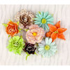 Prima - Pocket Book Pad Collection - Flower Embellishments - Roses
