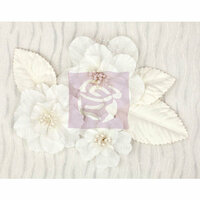 Prima - Wishes and Dreams Collection - Flower Embellishments - Large Flowers