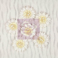 Prima - Wishes and Dreams Collection - Flower Embellishments - Daisies