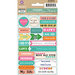 Prima - Leeza Gibbons - All About Me Collection - Cardstock Stickers - Words