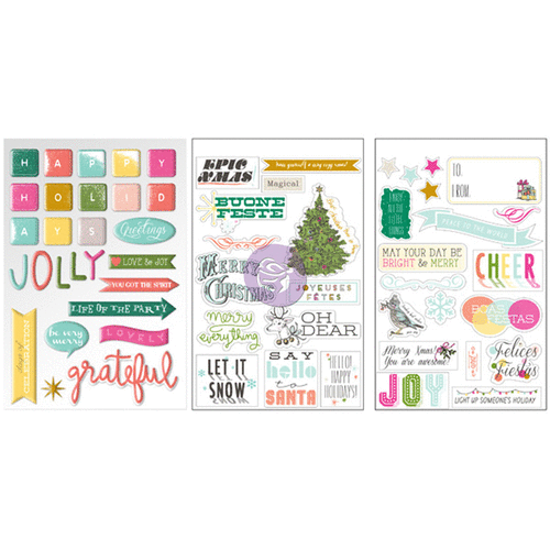 Prima - Leeza Gibbons - Instascrap Collection - Stickers - Holiday